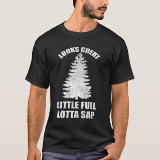 Vintage Little Full Lotta Sap Tee Christmas Vacati