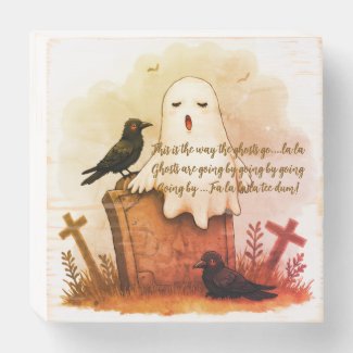 Vintage Little ghost with a song