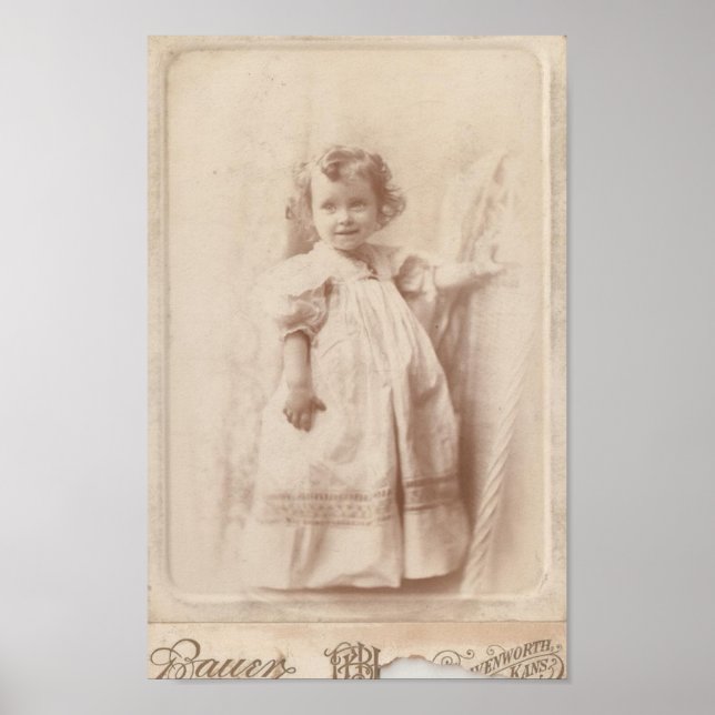 Vintage Little Girl Poster (Front)