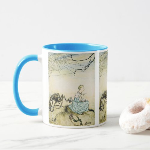 Vintage Little Miss Muffet by Arthur Rackham Mug