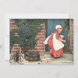 Vintage Little Miss Muffet Spider Nursery Rhyme