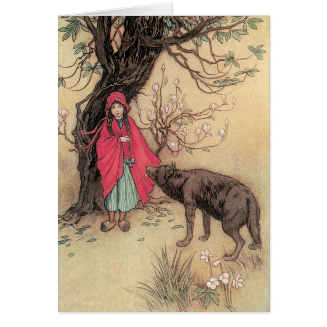 Vintage Little Red Riding Hood by Warwick Goble (Front)