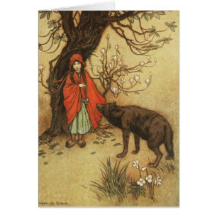 Vintage - Little Red Riding Hood, Cards