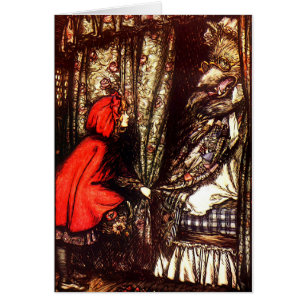 Vintage Little Red Riding Hood Fairy Tale