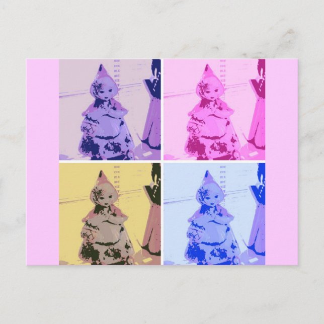 Vintage Little Red Riding Hood Postcard (Front)