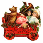Vintage Little Red Wagon Christmas Ornament at Zazzle