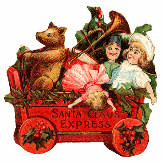 Vintage Little Red Wagon Christmas ornament