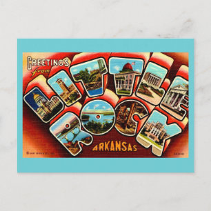 Vintage Little Rock Arkansas Postcard 