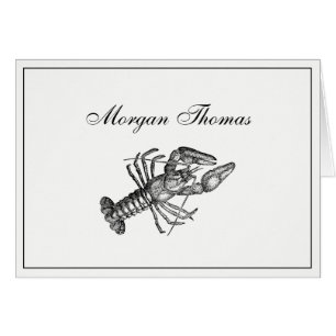 Vintage Lobster #1 Drawing Cards