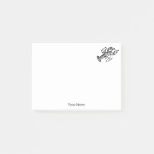 Vintage Lobster #1 Drawing Post-it Notes
