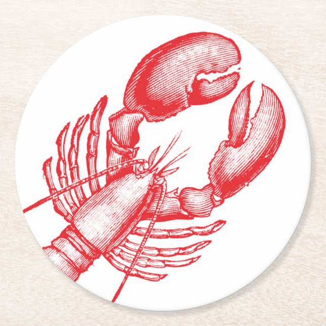 Vintage Lobster Coaster (Front)