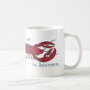 Vintage Lobster Coffee Mug