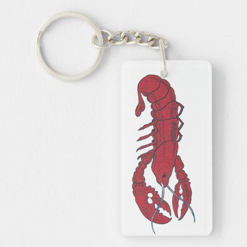 Vintage Lobster Keychain