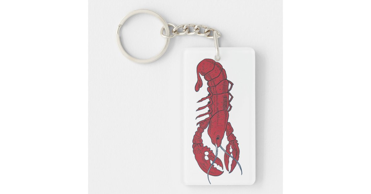 Vintage Lobster Keychain