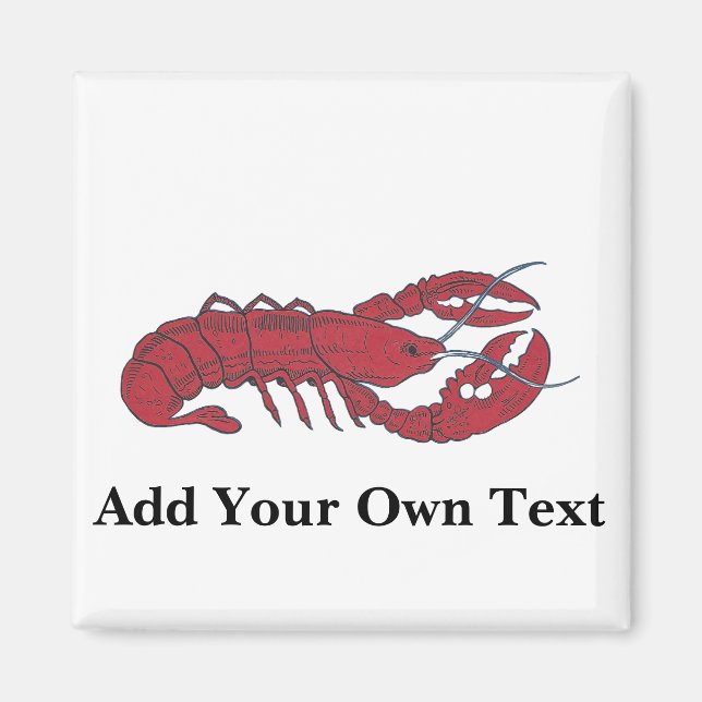 Vintage Lobster Magnet (Front)