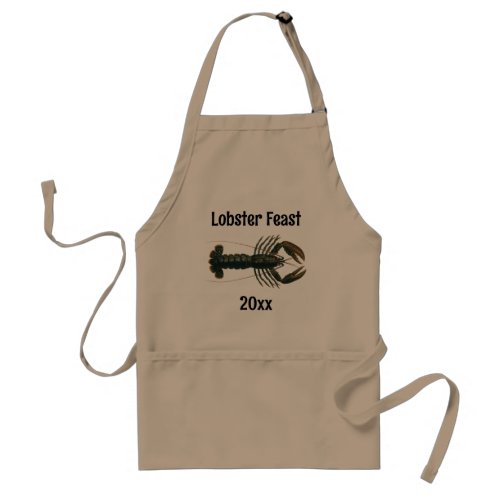 Vintage Lobster Marine Ocean Life Crustacean Adult Apron