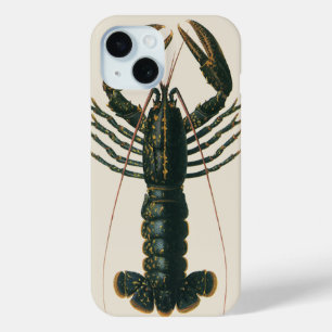 Vintage Lobster, Marine Ocean Life Crustacean iPhone 15 Case