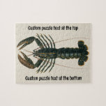 Vintage Lobster, Marine Ocean Life Crustacean Jigsaw Puzzle
