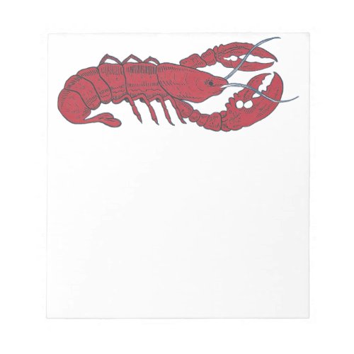 Vintage Lobster Notepad