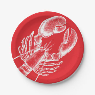 Vintage Lobster Paper Plates