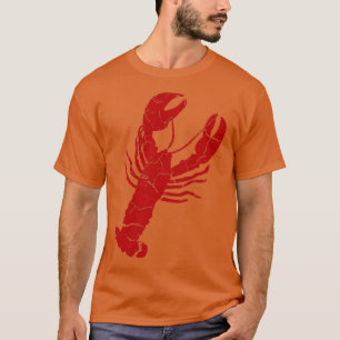 Vintage Lobster Print Lobster T-Shirt