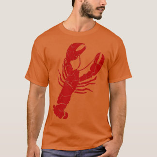 Vintage Lobster Print Lobster T-Shirt