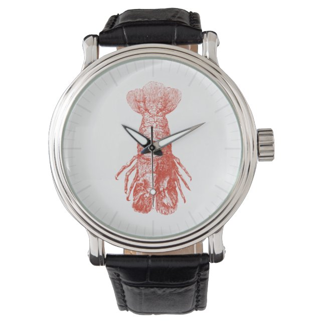 Vintage Lobster Scyllarus Arctus Watch (Front)