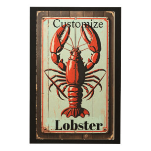Vintage Lobster Sign Thunder_Cove