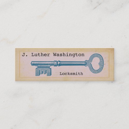 Vintage Locksmith Professional Business Cards