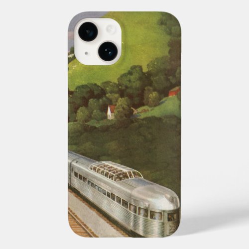 Vintage Locomotive in Country Vacation by Train Case_Mate iPhone 14 Case