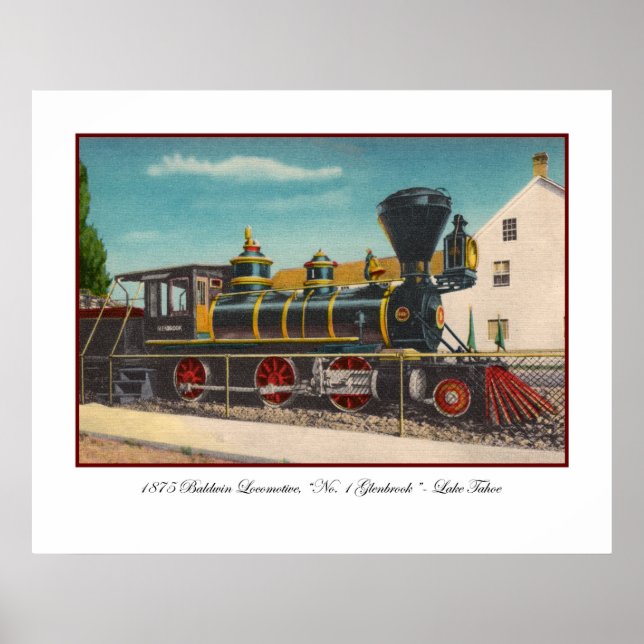 Vintage Locomotive Poster (Front)