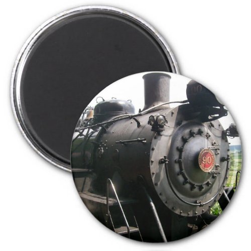 Vintage Locomotive Railroad Train Magnet