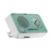 Vintage Londale Radio - Turquoise Mini Speaker (Side)