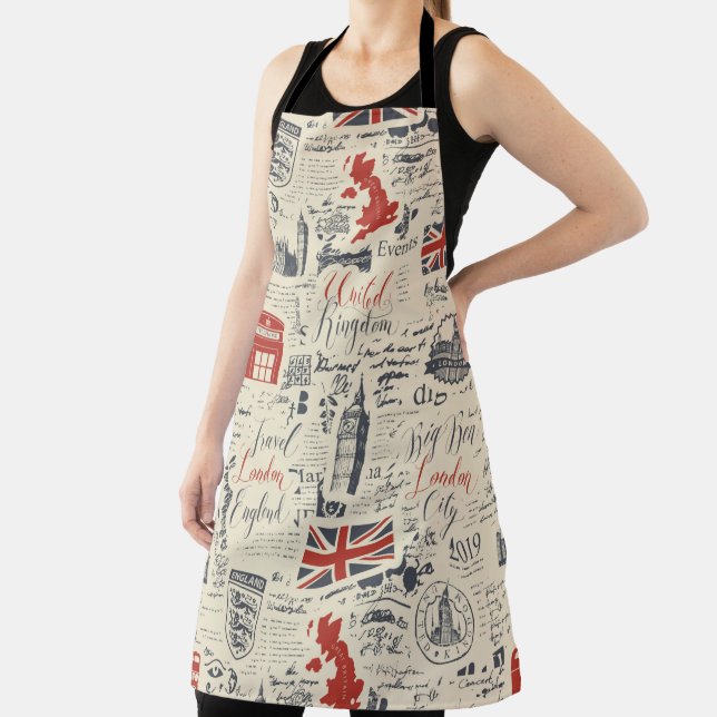 Vintage London Apron  (Insitu)