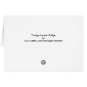 Vintage London Bridge Cards (Back Horizontal)
