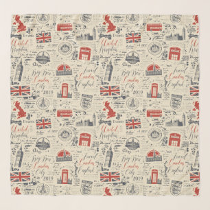 Vintage London Chiffon Scarf