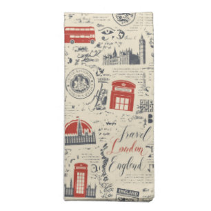 Vintage London Cloth Napkins