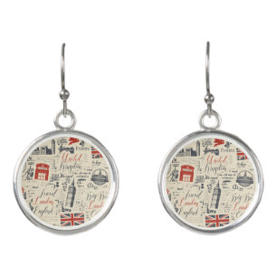Vintage London Earrings