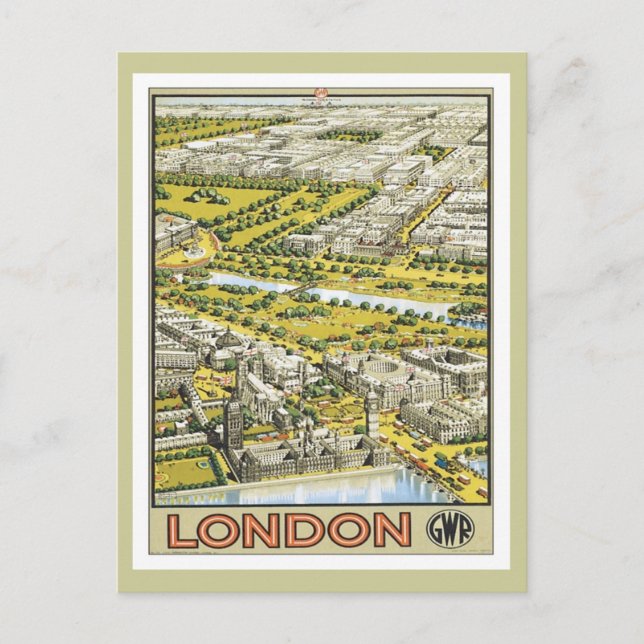 Vintage London England Postcard (Front)