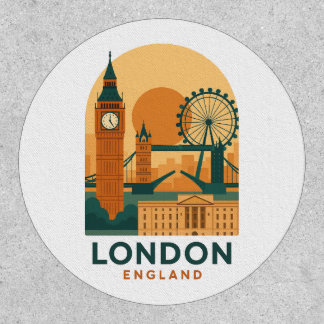 Vintage London England Travel Patch – Retro