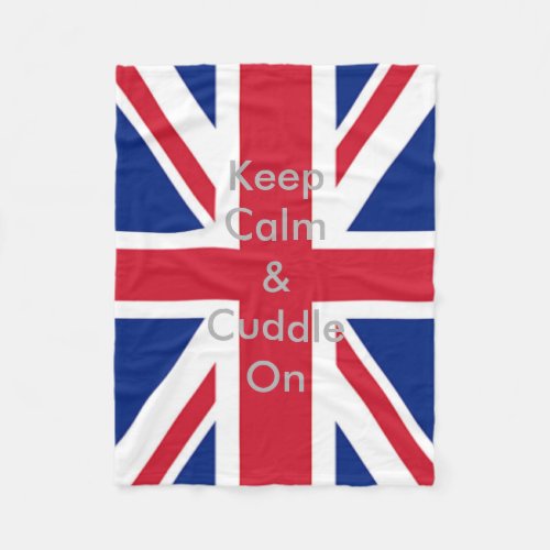 vintage london fashion british flag union jack fleece blanket