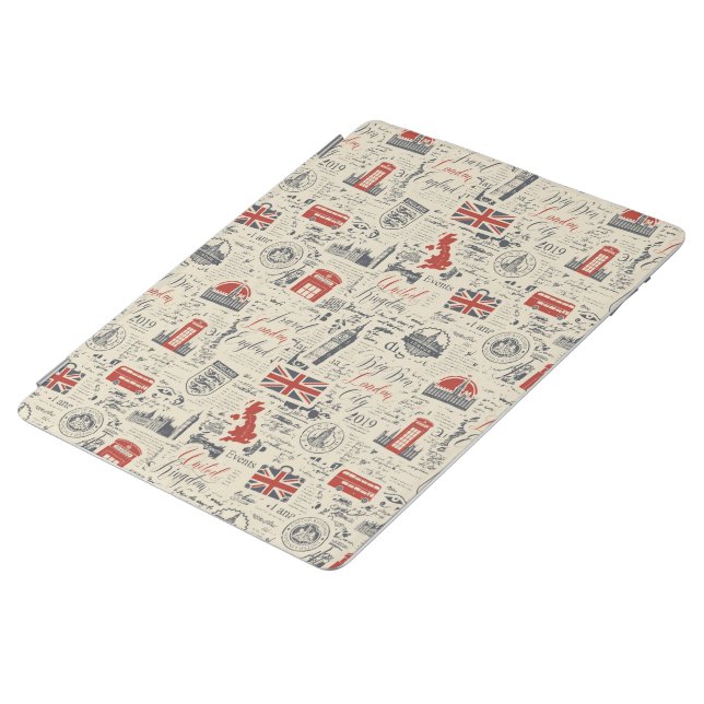 Vintage London iPad Case (Side)