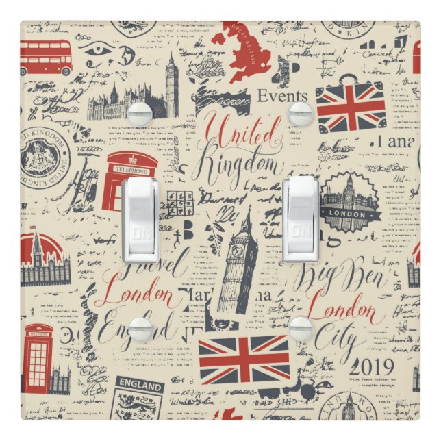 Vintage London Light Plate (In Situ)