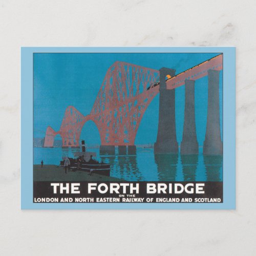 Vintage London North Eastern railway bridge Postcard
