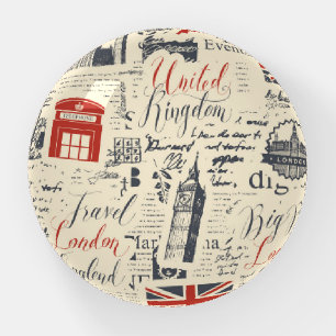 Vintage London Paperweight