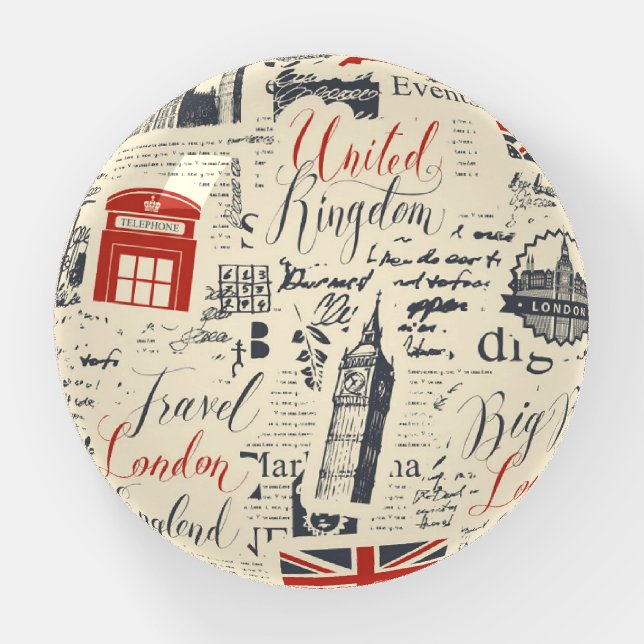 Vintage London Paperweight (Front)