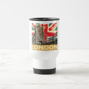 Vintage London Poster Travel Mug