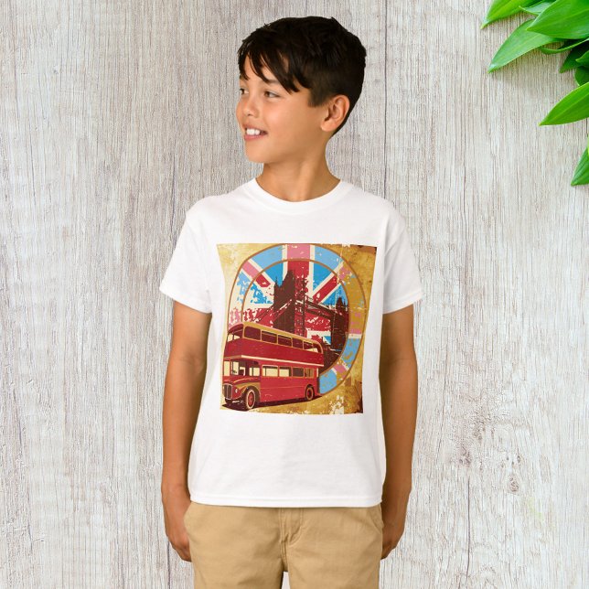 Vintage London Red Double Decker Bus T-Shirt (Creator Uploaded)