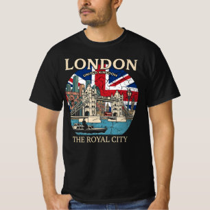 Vintage London The Royal City - Union Jack T-Shirt