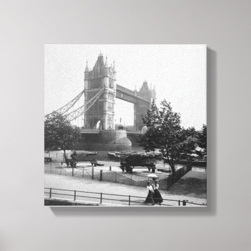 Vintage London Tower Bridge River Thames print